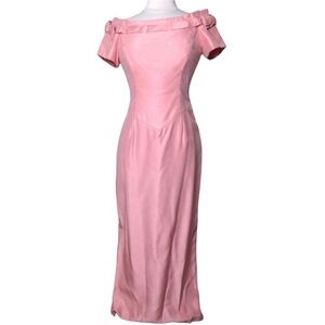 Watters & Watters Vtg Pink Bridesmaid Gown